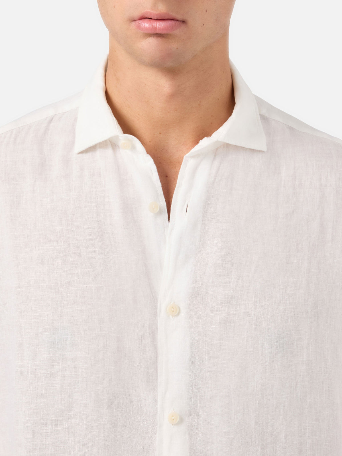 Camicia Pamplona bianca in lino product image 2