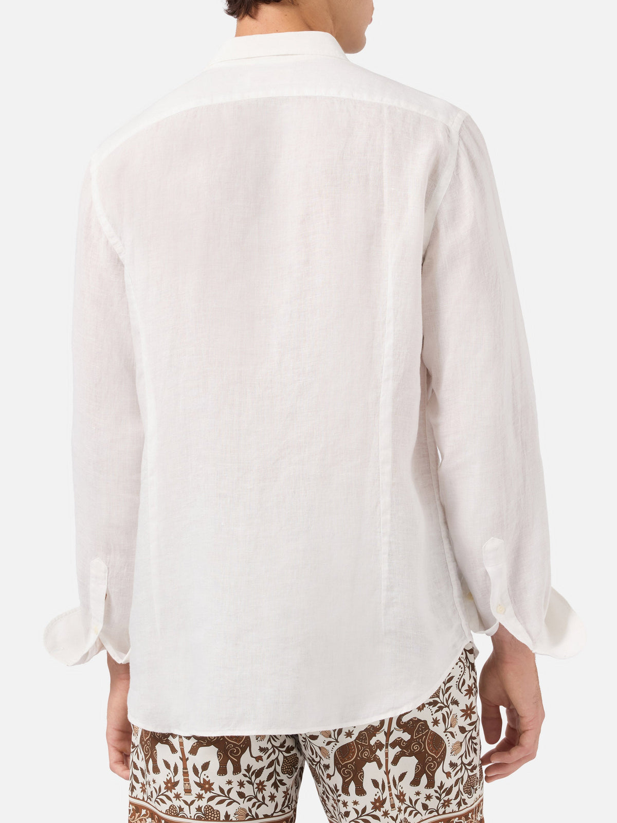 Camicia Pamplona bianca in lino product image 3