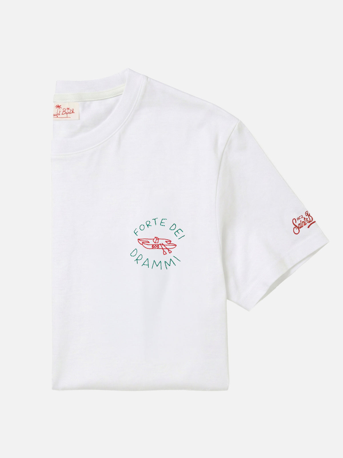 T-shirt Portofino bianca con ricamo Forte dei Drammi product image 1