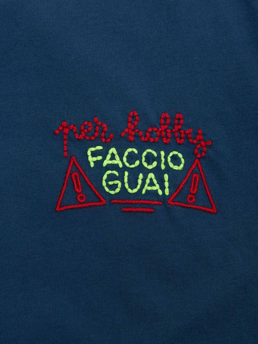 T-shirt Portofino Jr blu petrolio con ricamo Per hobby product image 2