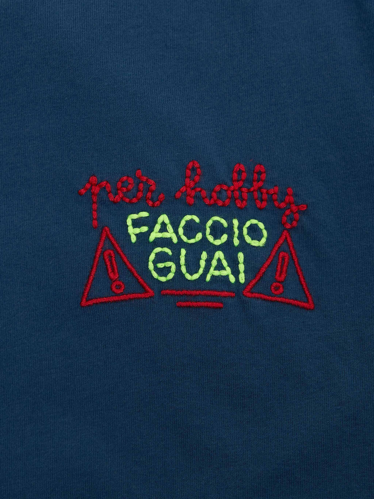 T-shirt Portofino Jr blu petrolio con ricamo Per hobby product image 2