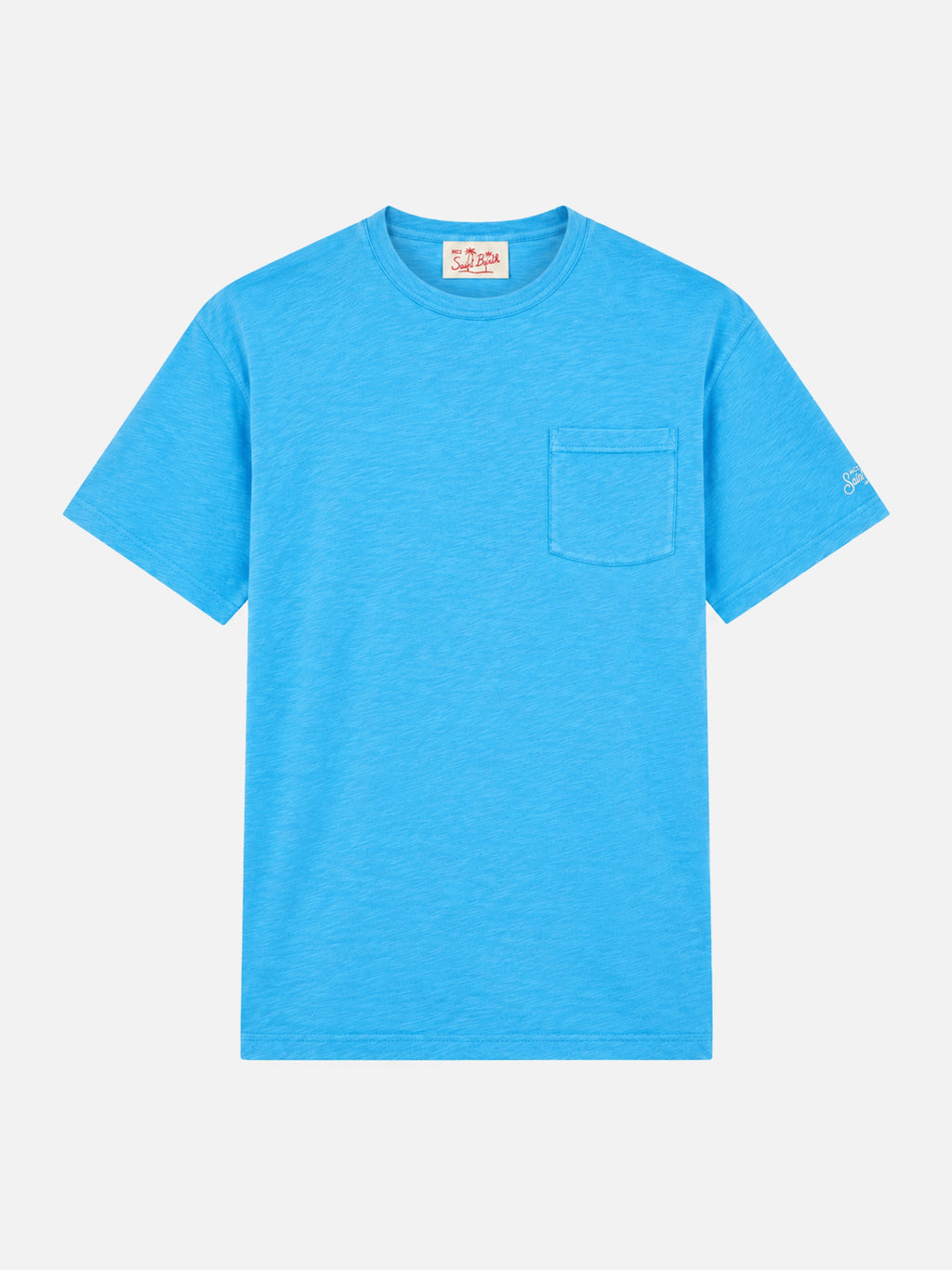 T-shirt President in cotone fiammato bluette product image 1