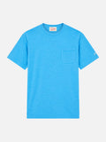 T-shirt President in cotone fiammato bluette product image 1