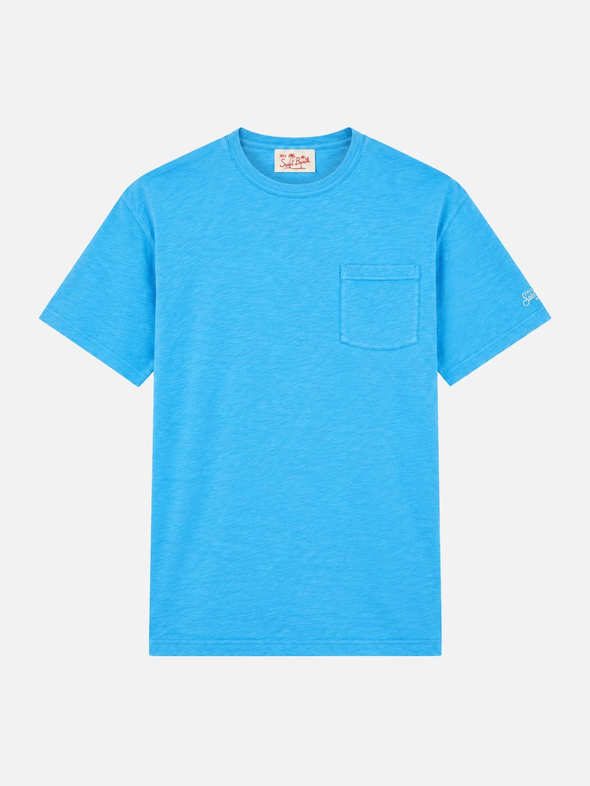 T-shirt President in cotone fiammato bluette product image 1