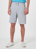 Bermuda Randle grigio chiaro melange con ricamo logo