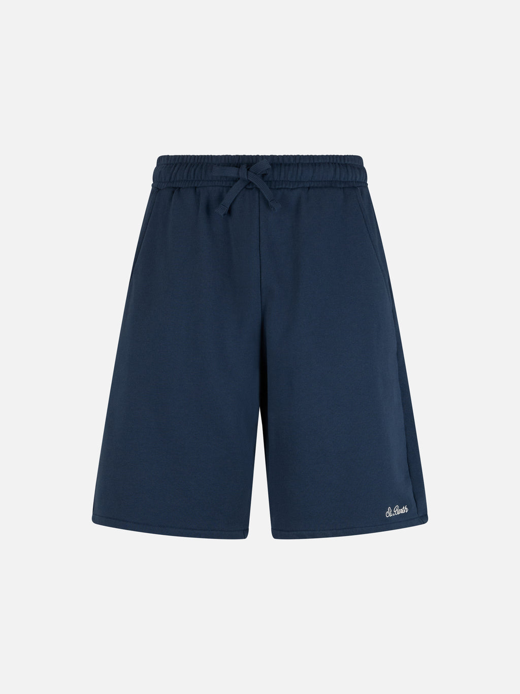 Bermuda Randle blu navy con ricamo logo