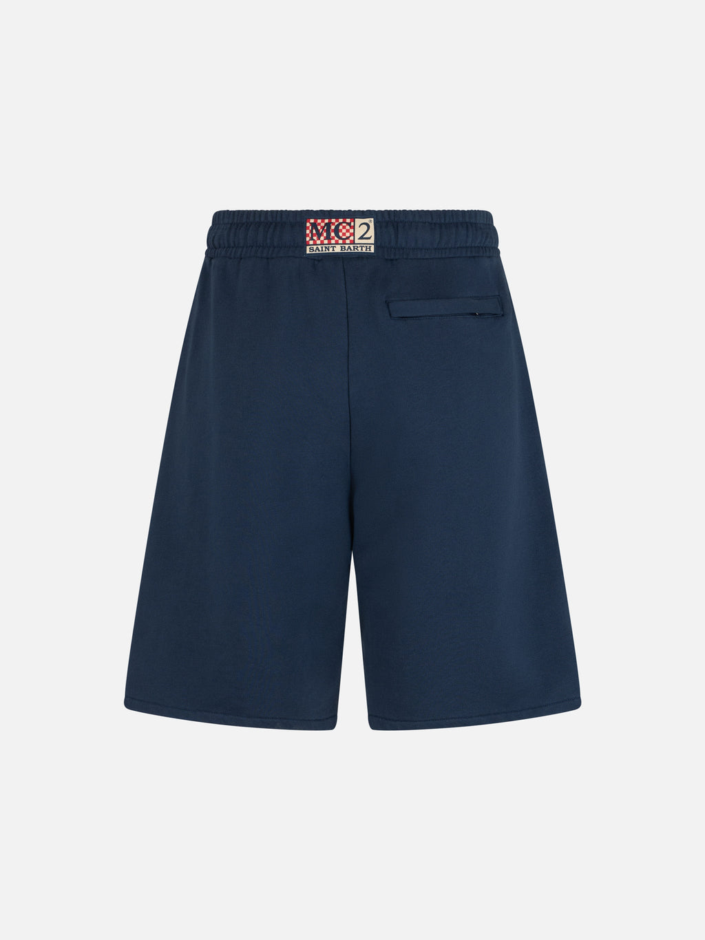 Bermuda Randle blu navy con ricamo logo