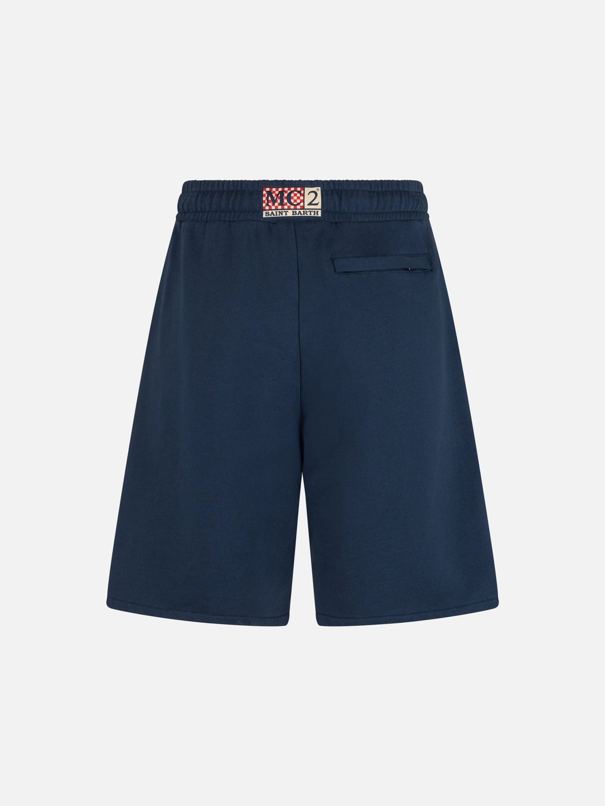 Bermuda Randle blu navy con ricamo logo