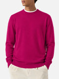 Maglione Regent Light peonia in lana merino