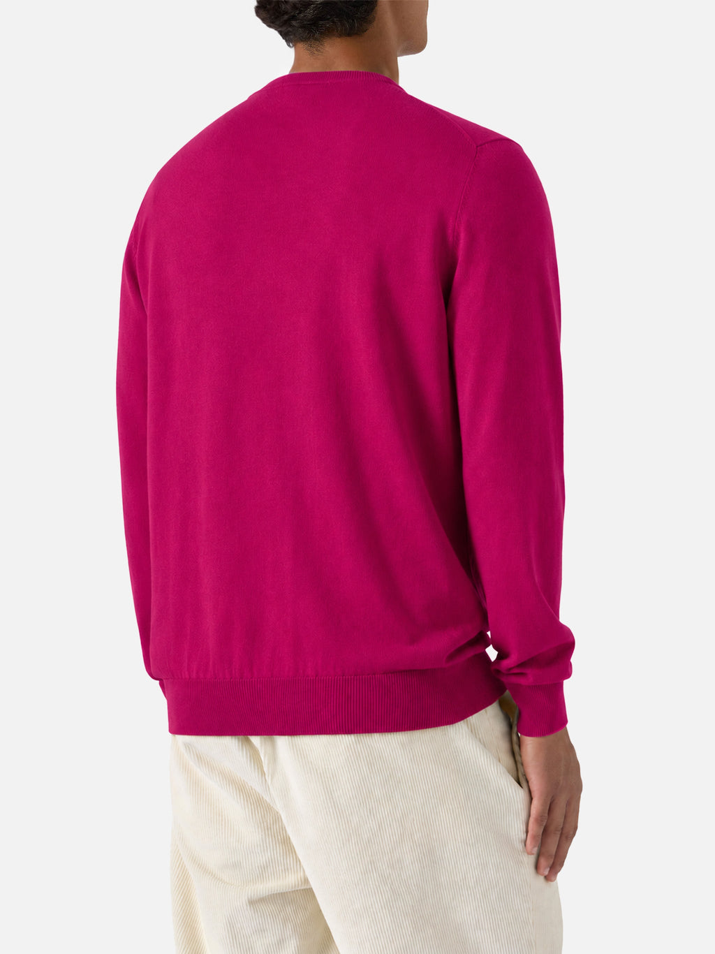 Maglione Regent Light peonia in lana merino