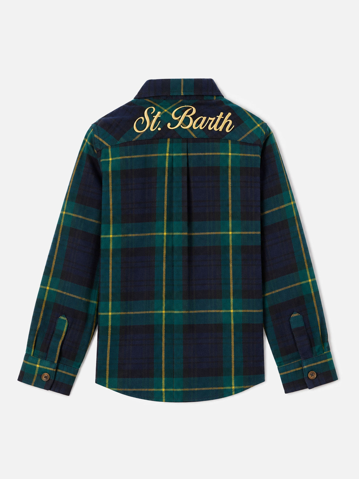 Camicia Seiser Jr tartan con ricamo logo product image 3