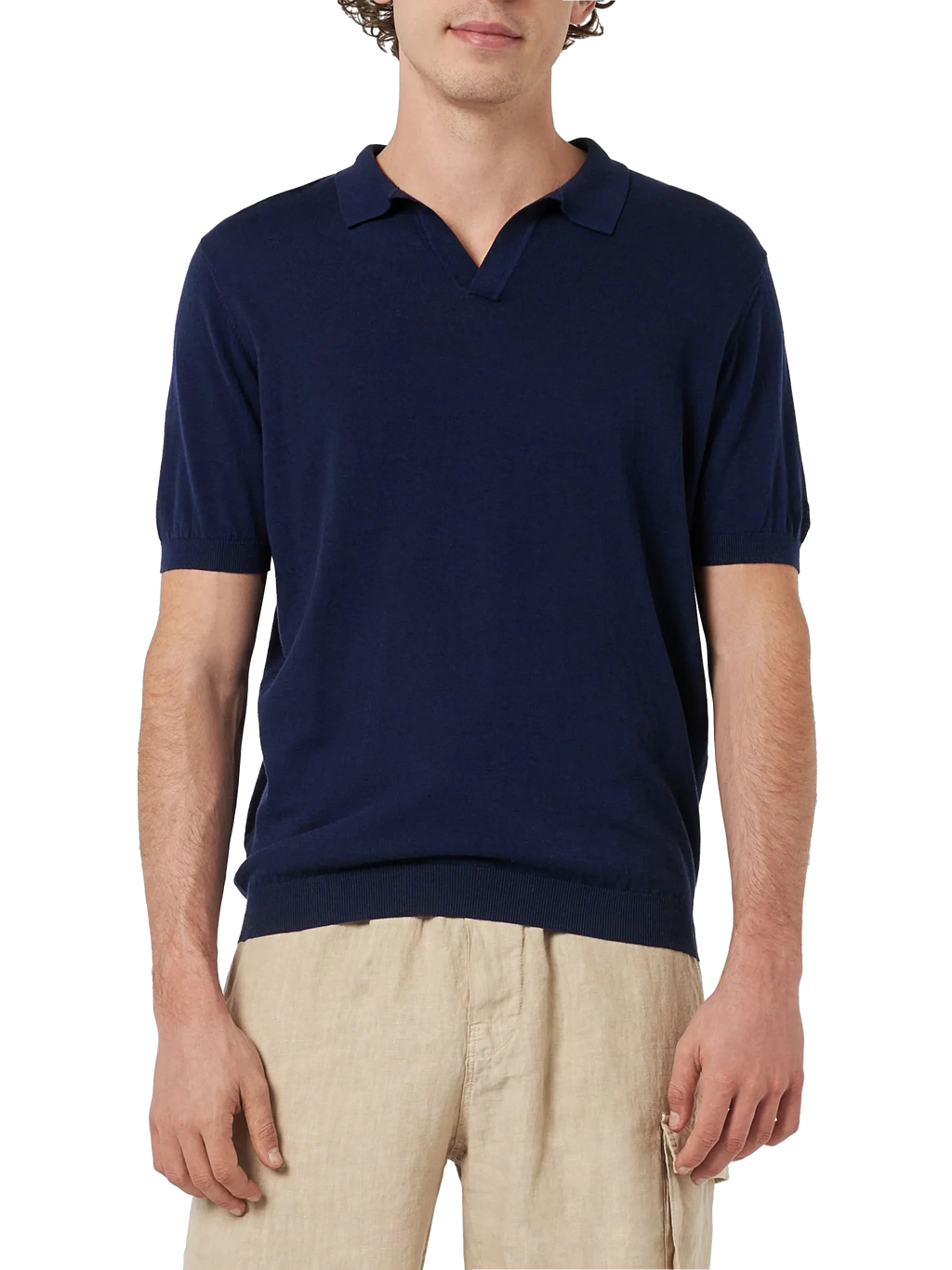 Polo Sloan blu navy in cotone product image 1