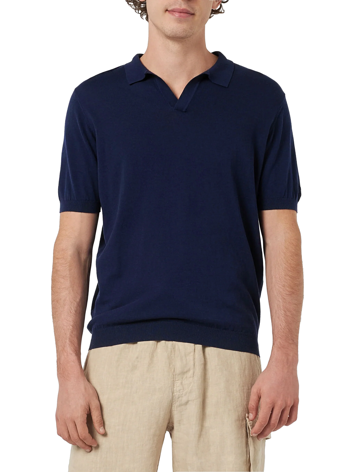 Polo Sloan blu navy in cotone product image 1