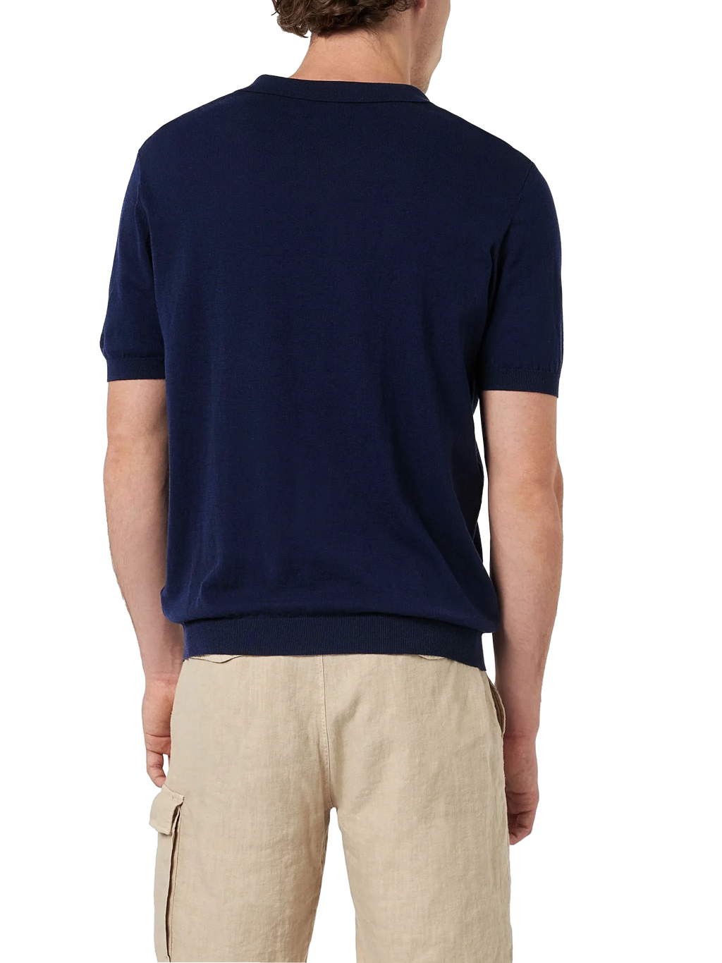 Polo Sloan blu navy in cotone product image 3