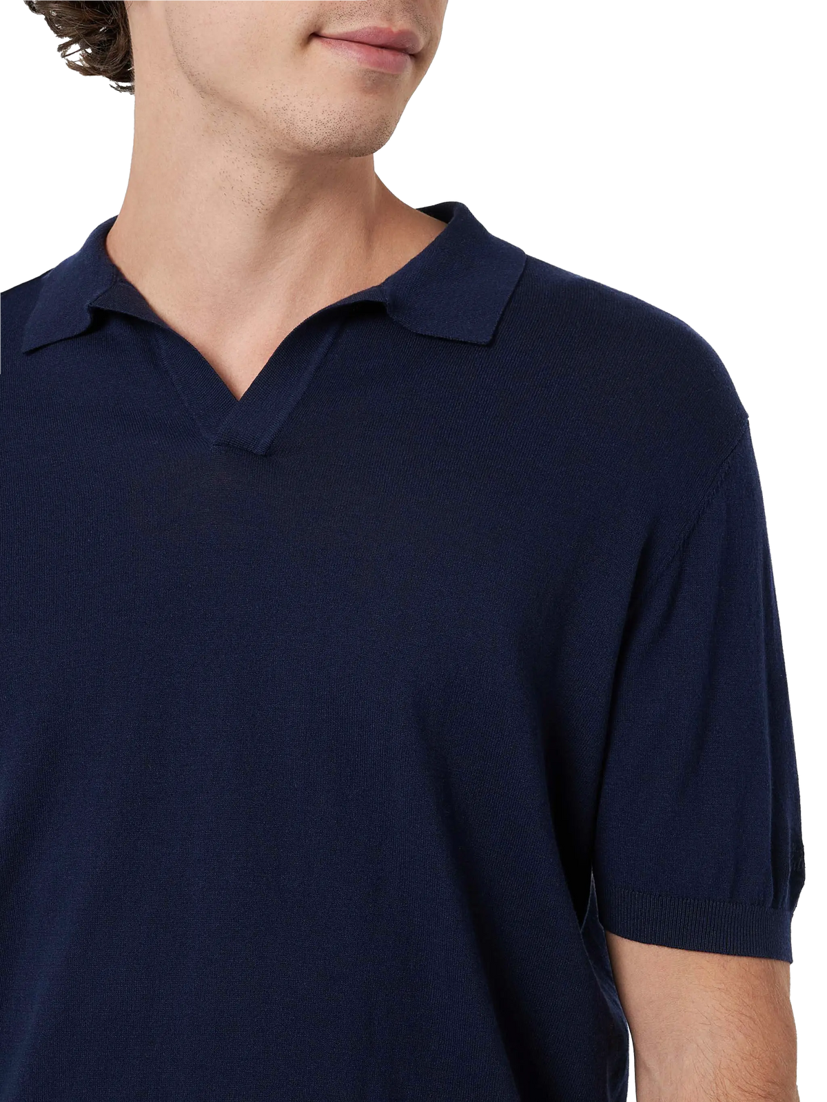 Polo Sloan blu navy in cotone product image 4