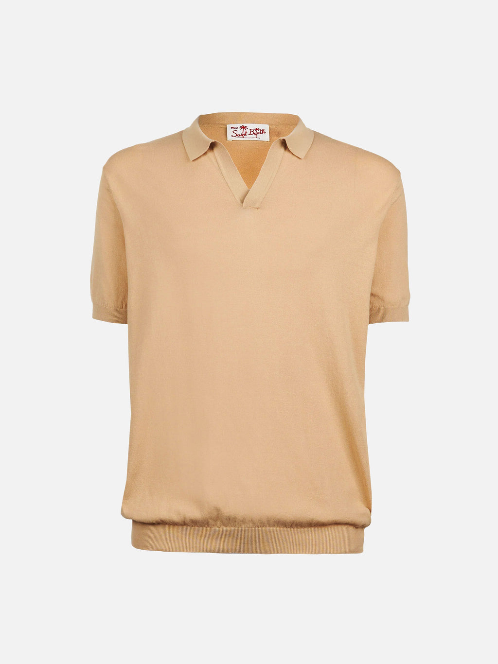 Polo Sloan beige in maglia di cotone product image 4