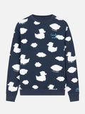 Felpa Soho blu con ricamo Coccole e nuvole | Special Edition product image 1