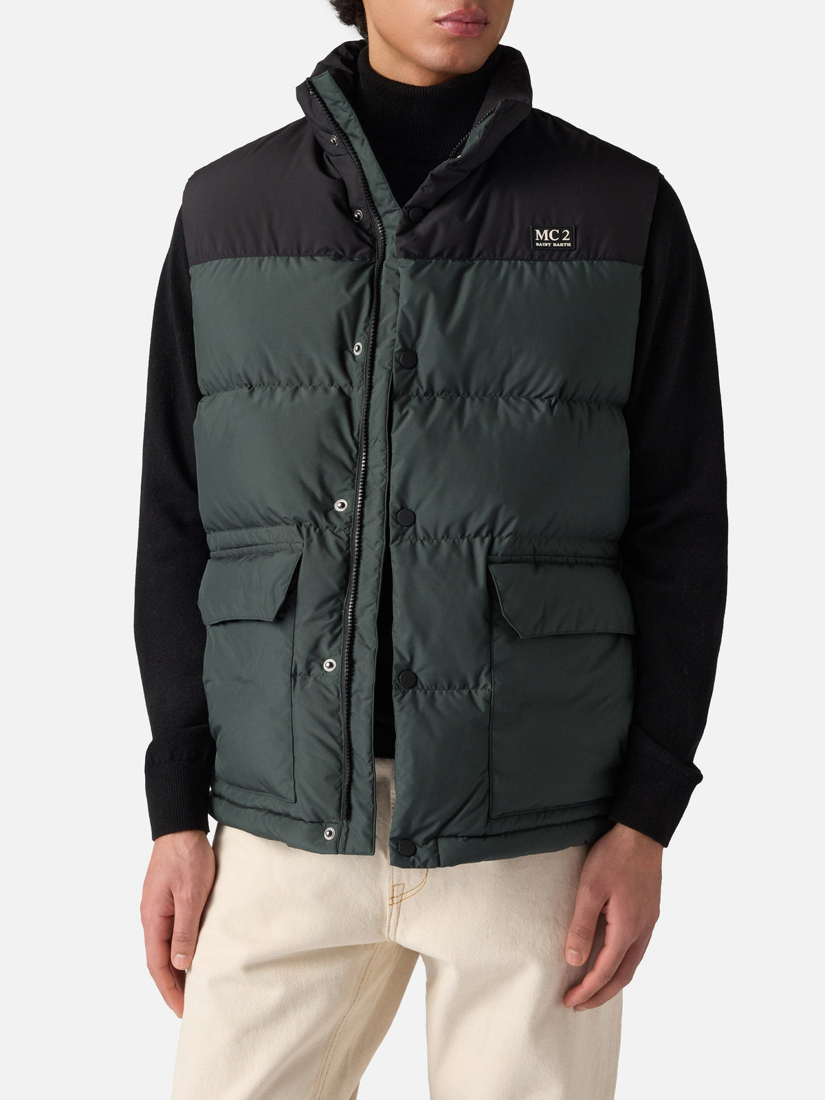 Gilet imbottito Thunder verde scuro