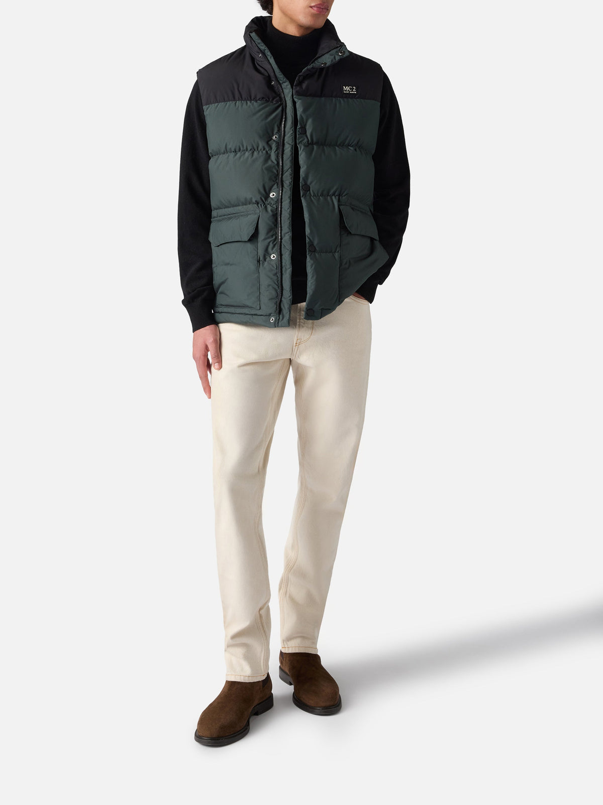 Gilet imbottito Thunder verde scuro