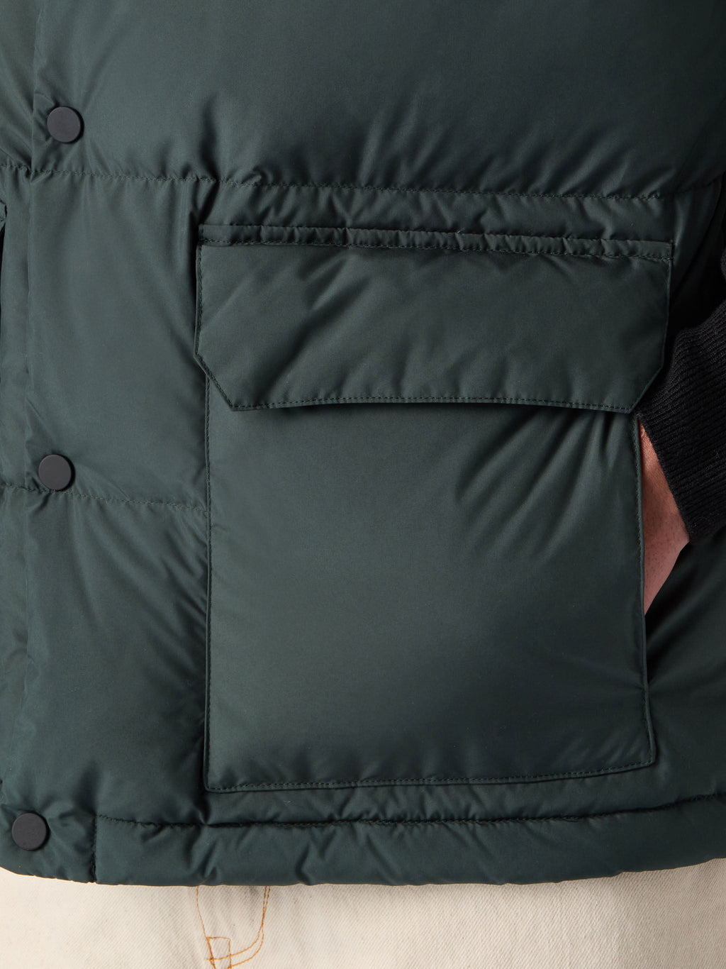 Gilet imbottito Thunder verde scuro