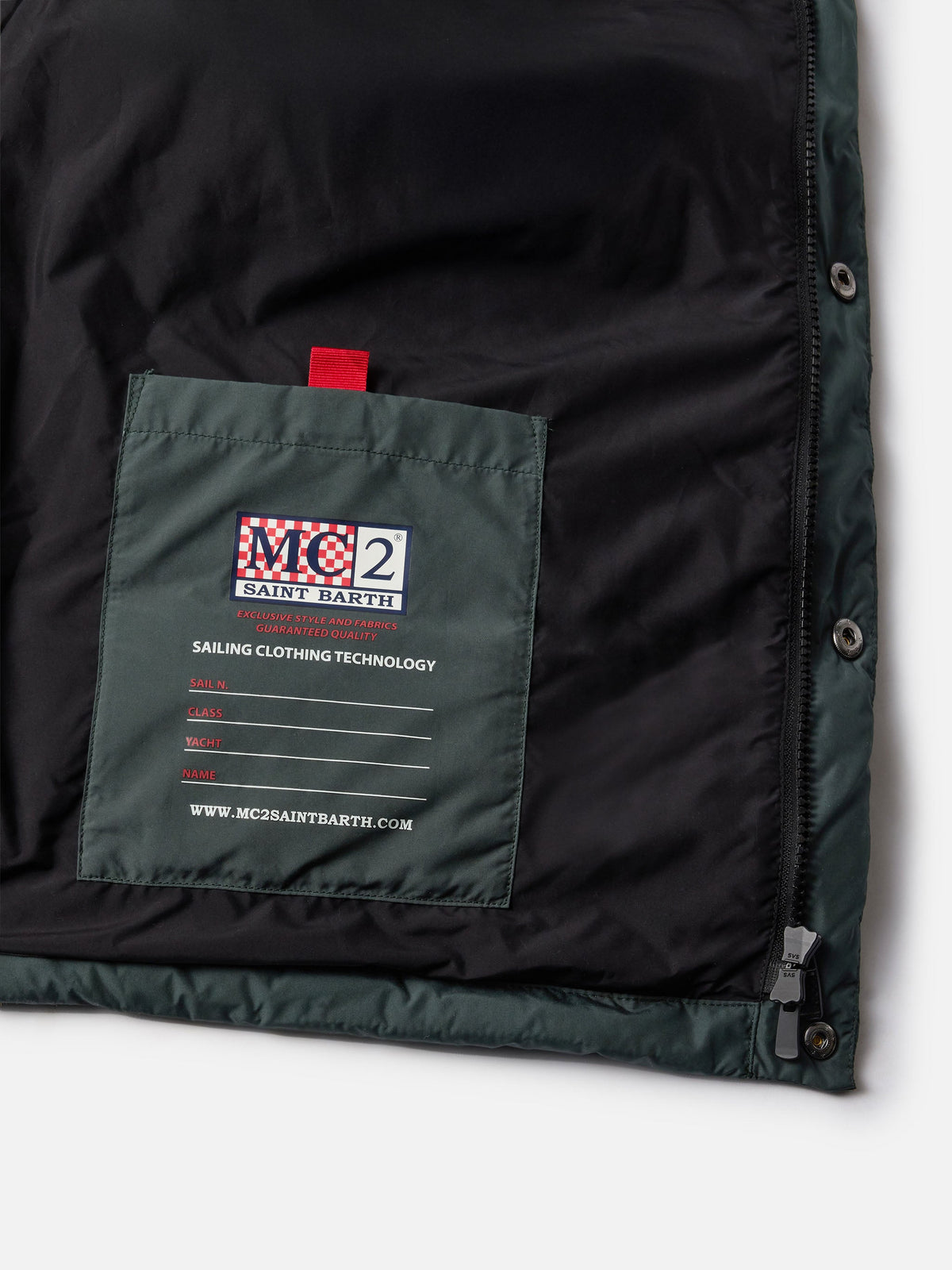 Gilet imbottito Thunder verde scuro
