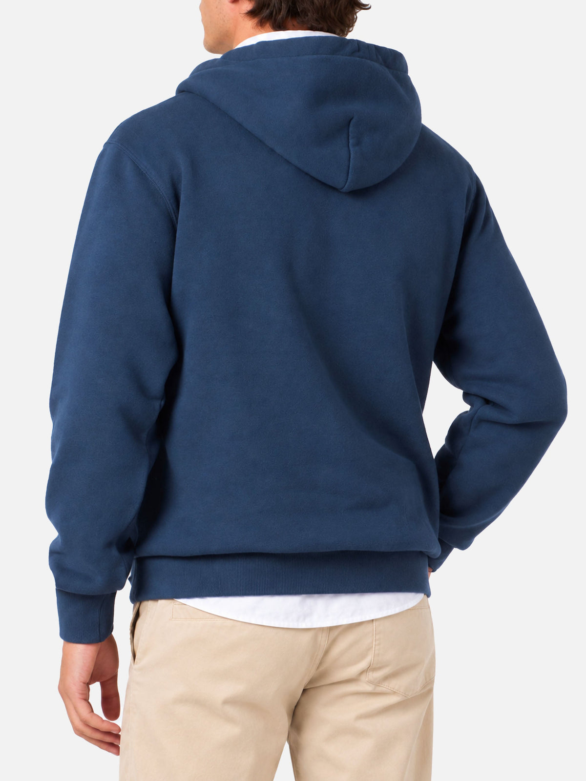 Felpa con cappuccio Tribeca blu navy patch logo product image 3