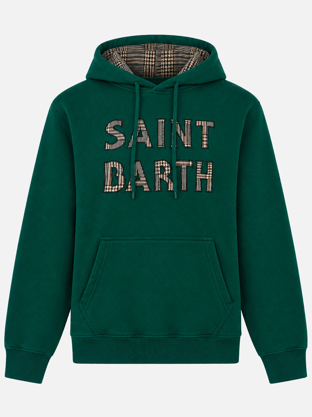 Felpa con cappuccio Tribeca verde scuro patch logo product image 1