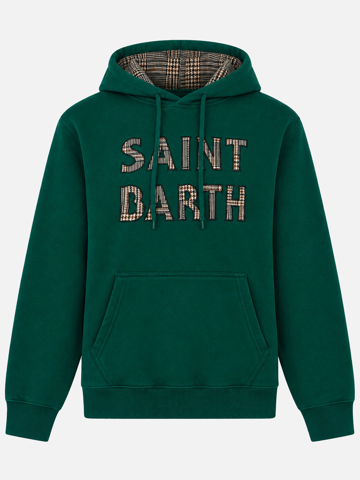 Felpa con cappuccio Tribeca verde scuro patch logo product image 1