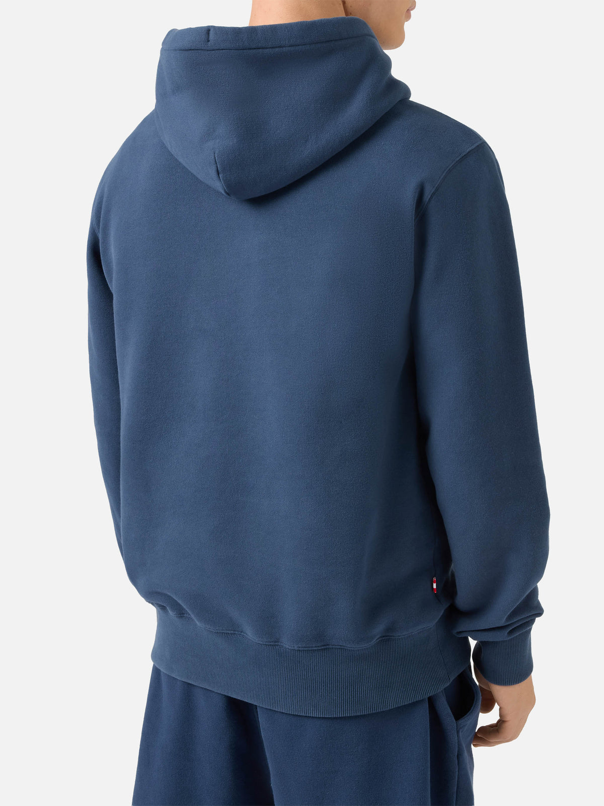 Felpa con cappuccio Tribeca blu navy stampa sole di St. product image 4