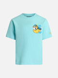 T-shirt verde acqua con stampa Ducky sottomarino | Special product image 1