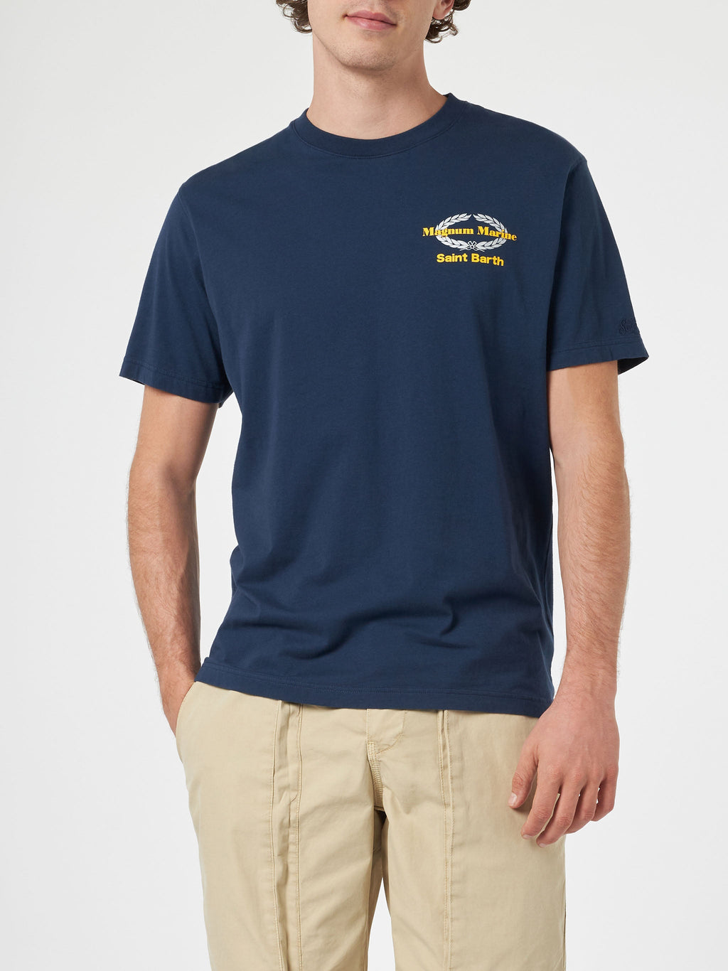 T-shirt blu con stampa Magnum Marine | Special Edition product image 4