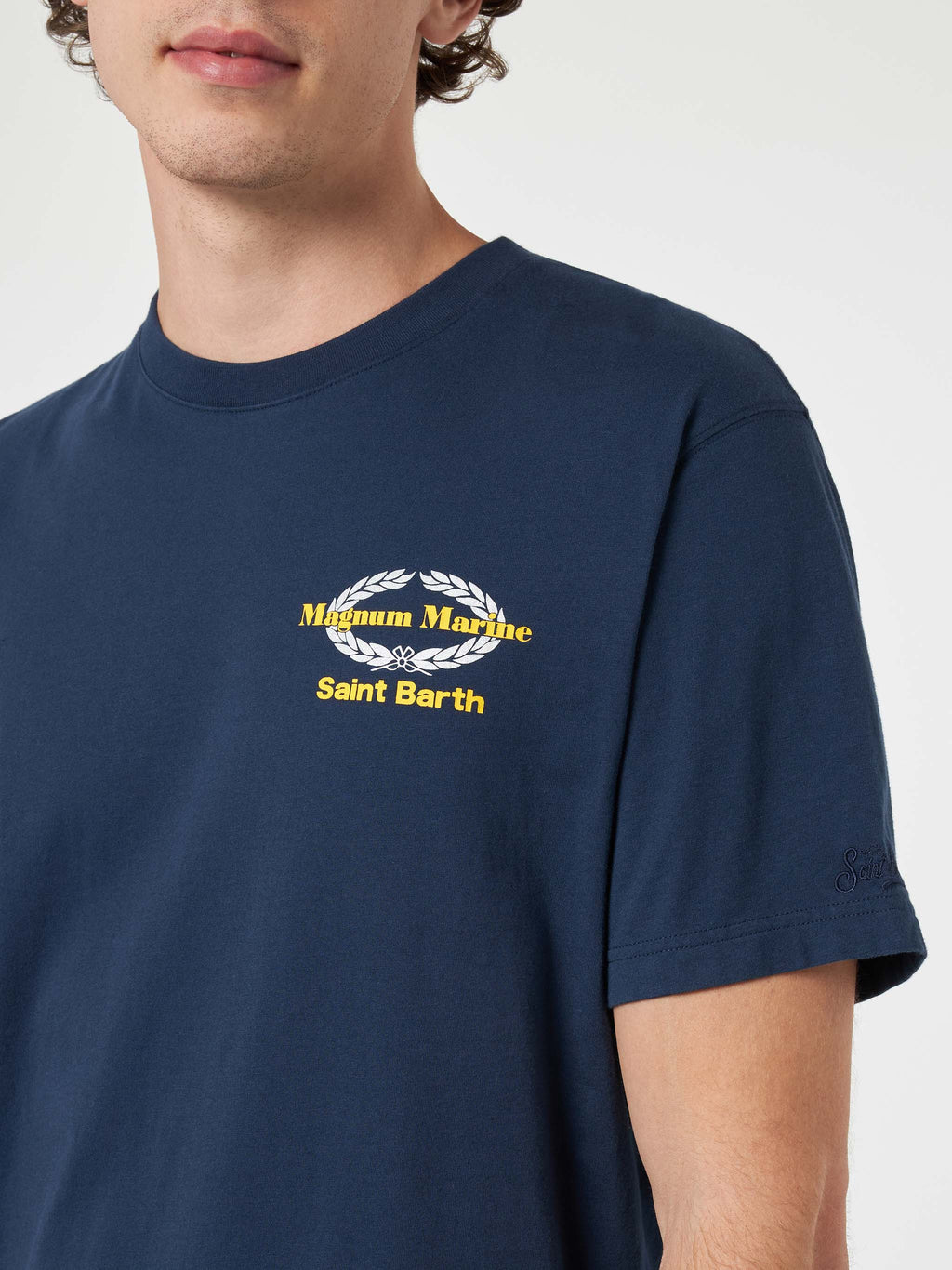 T-shirt blu con stampa Magnum Marine | Special Edition product image 2