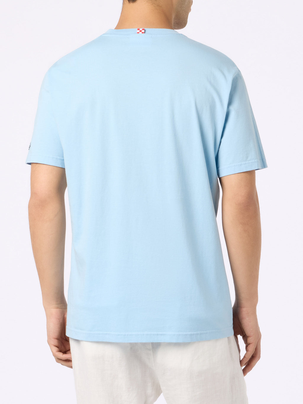 T-shirt azzurra con stampa Big Babol crab party | Special product image 4