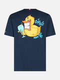 T-shirt blu con stampa Ducky Gin | Special Edition product image 1