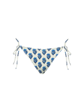 Slip mare Virgo con stampa floreale Jaipur su fondo bianco panna