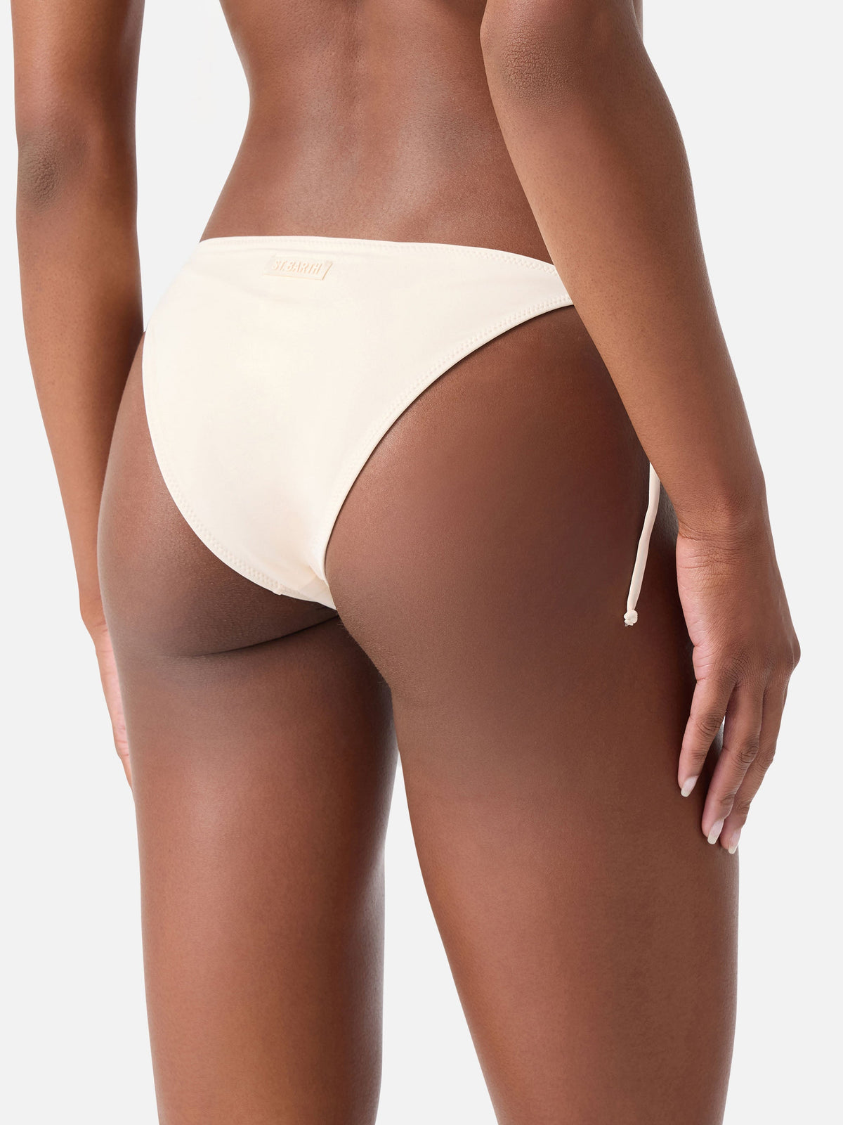 Slip mare Virgo beige con strass