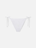 Slip mare Virgo classico in tessuto sangallo bianco