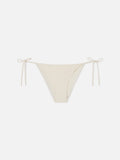 Slip mare Virgo con laccetti crema