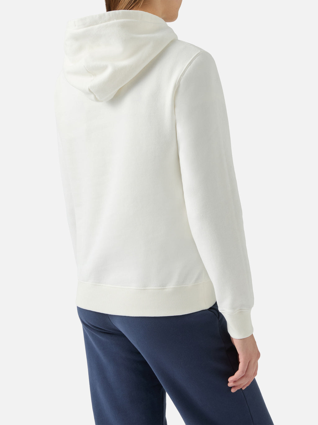 Felpa con cappuccio Virginia bianco panna patch St. Moritz product image 4