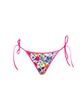 Slip mare string Marielle in spugna con stampa floreale