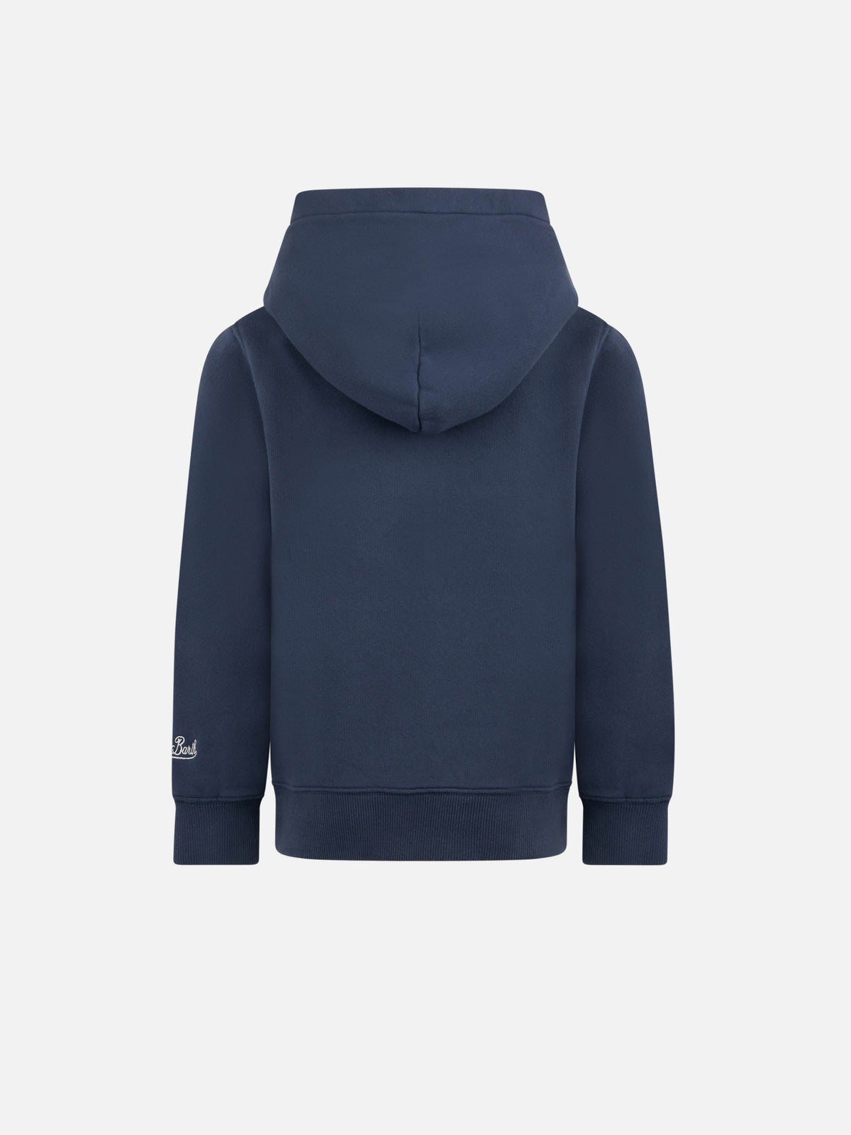 Felpa con cappuccio Oliver blu navy stampa St. Barth Ski product image 2