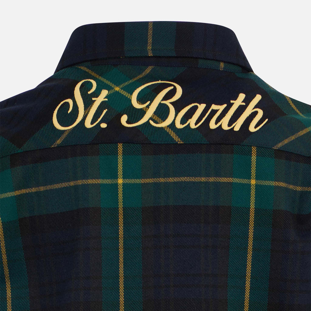 Camicia Seiser Jr tartan con ricamo logo product image 2