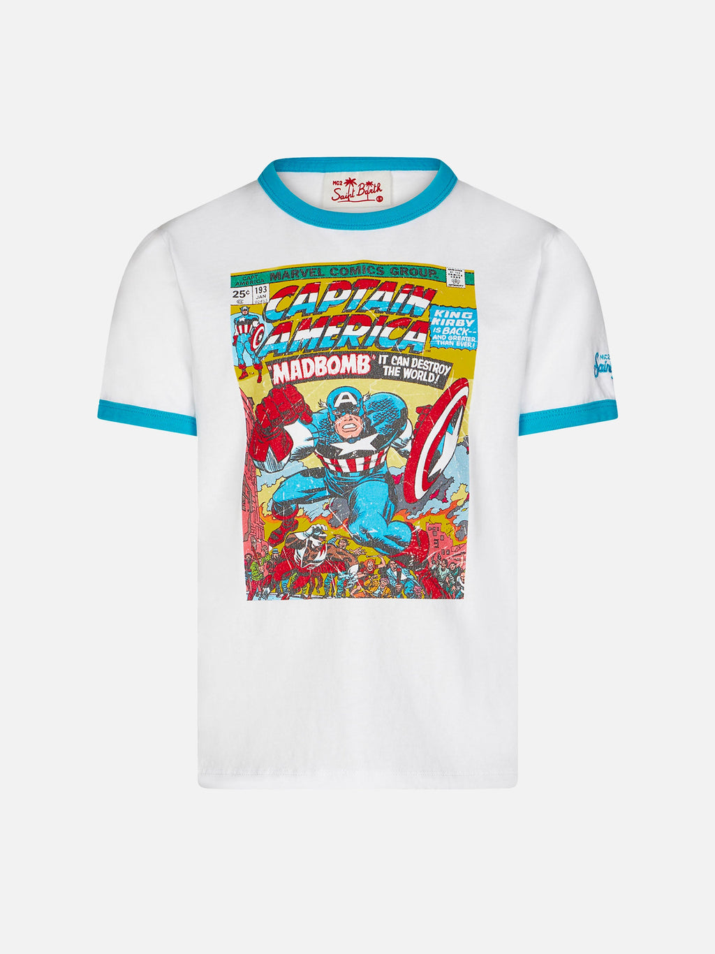 T-shirt Dean Jr bianca con stampa Captain America | Special product image 1