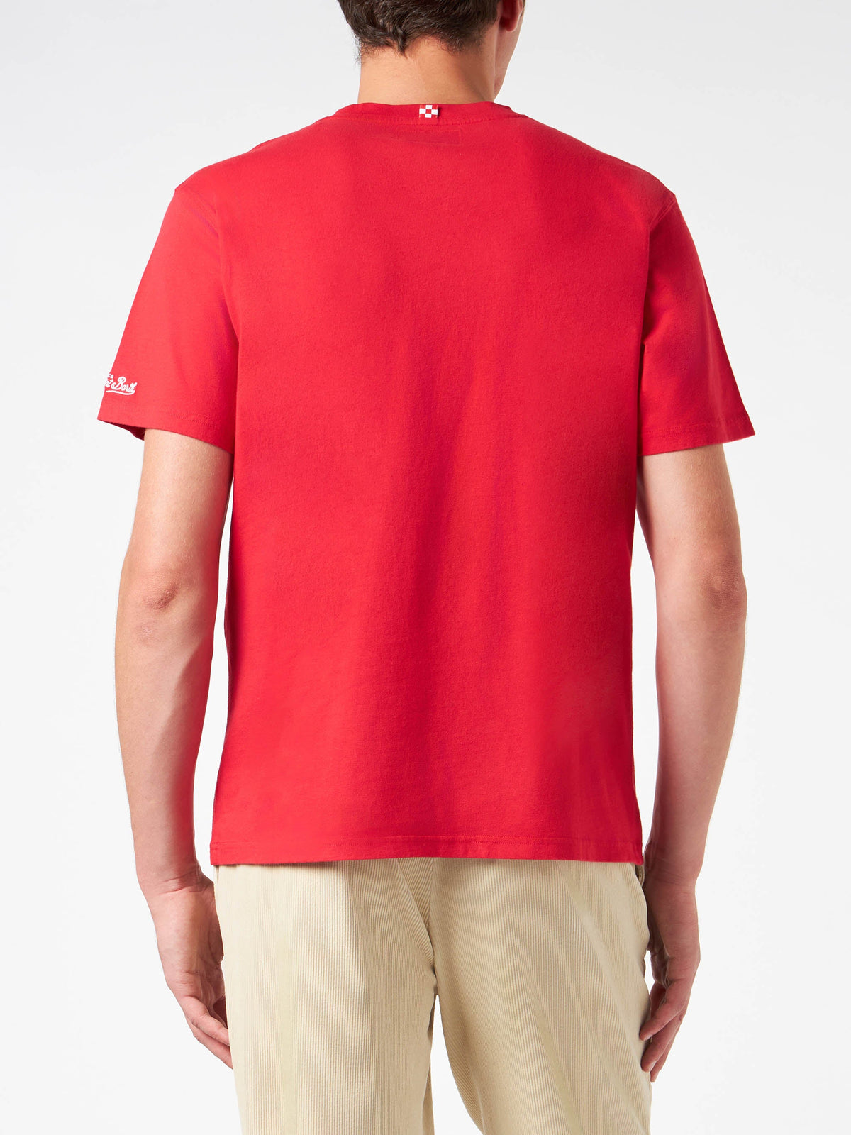 T-shirt Arnott rossa con stampa St. Barth Christmas product image 4