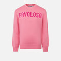 Maglia Princess rosa con lettering Favolosa in strass