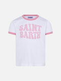 T-shirt Elly String bianca con stampa St. Barth groovy rosa product image 1
