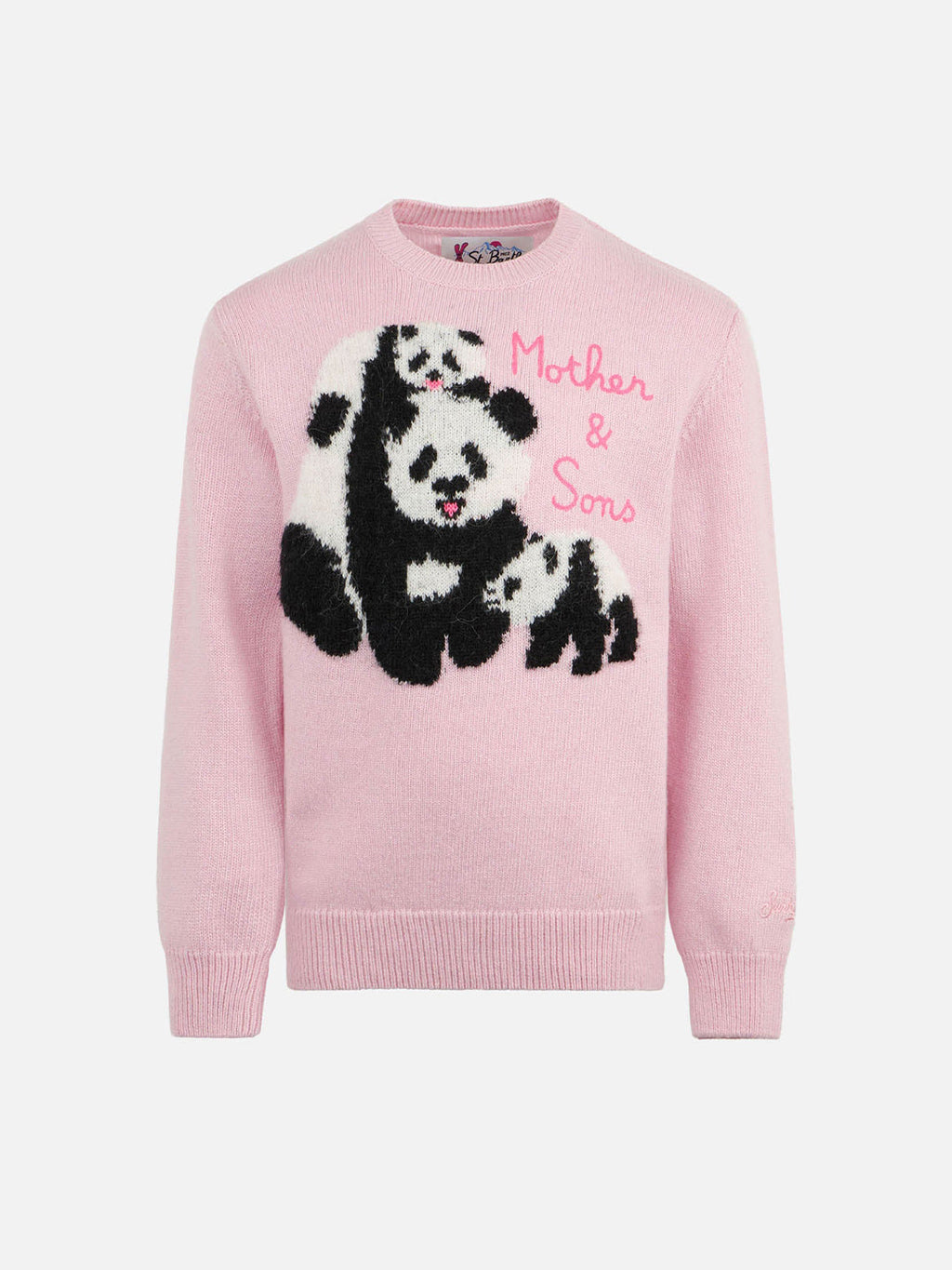 Maglia Princess rosa con ricamo Mother & Sons