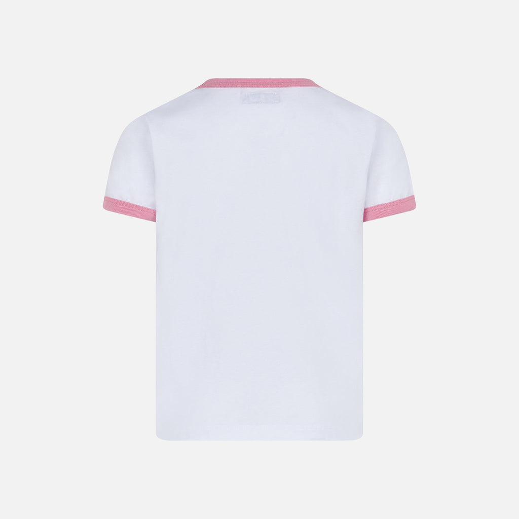 T-shirt Elly String bianca con stampa St. Barth groovy rosa product image 3
