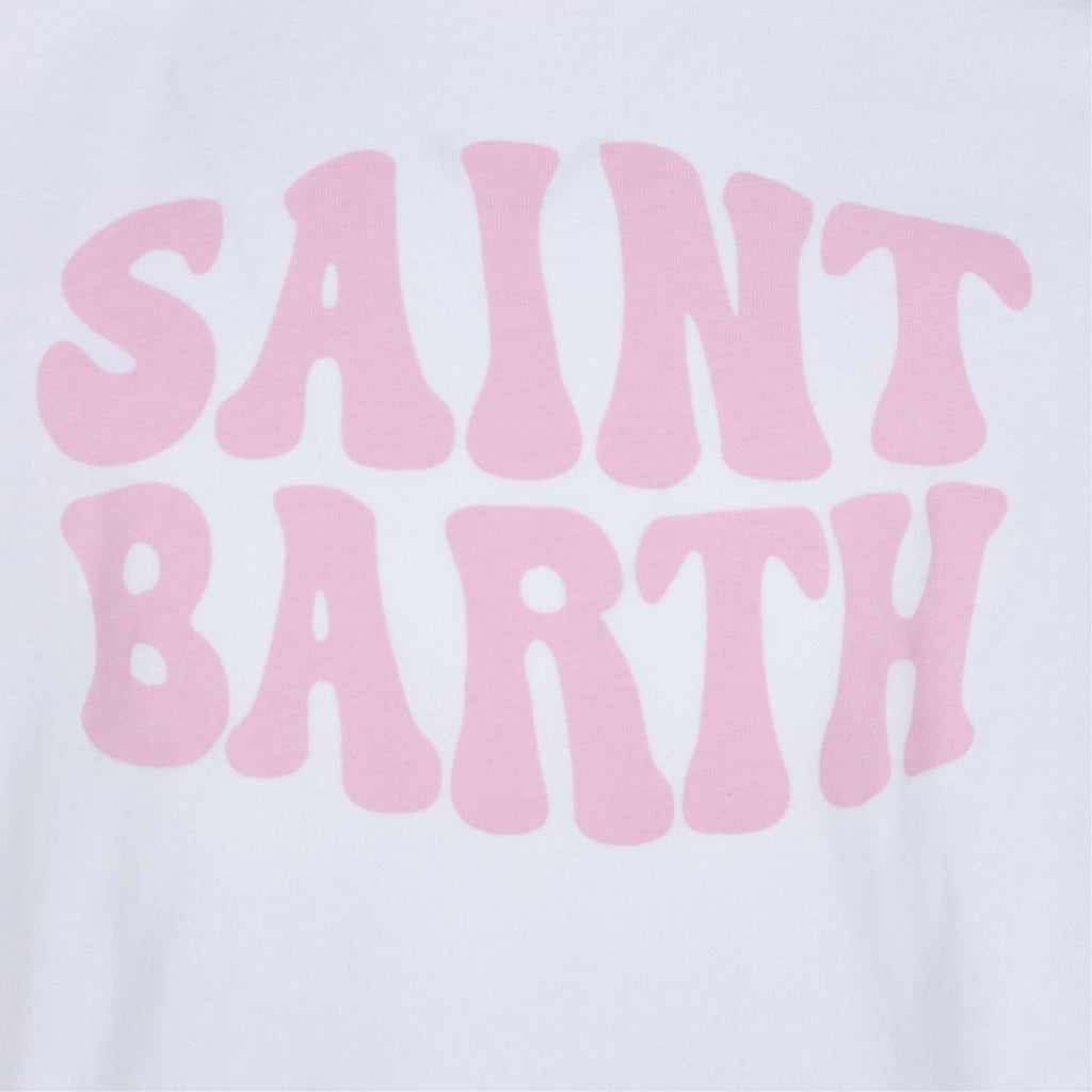 T-shirt Elly String bianca con stampa St. Barth groovy rosa product image 2