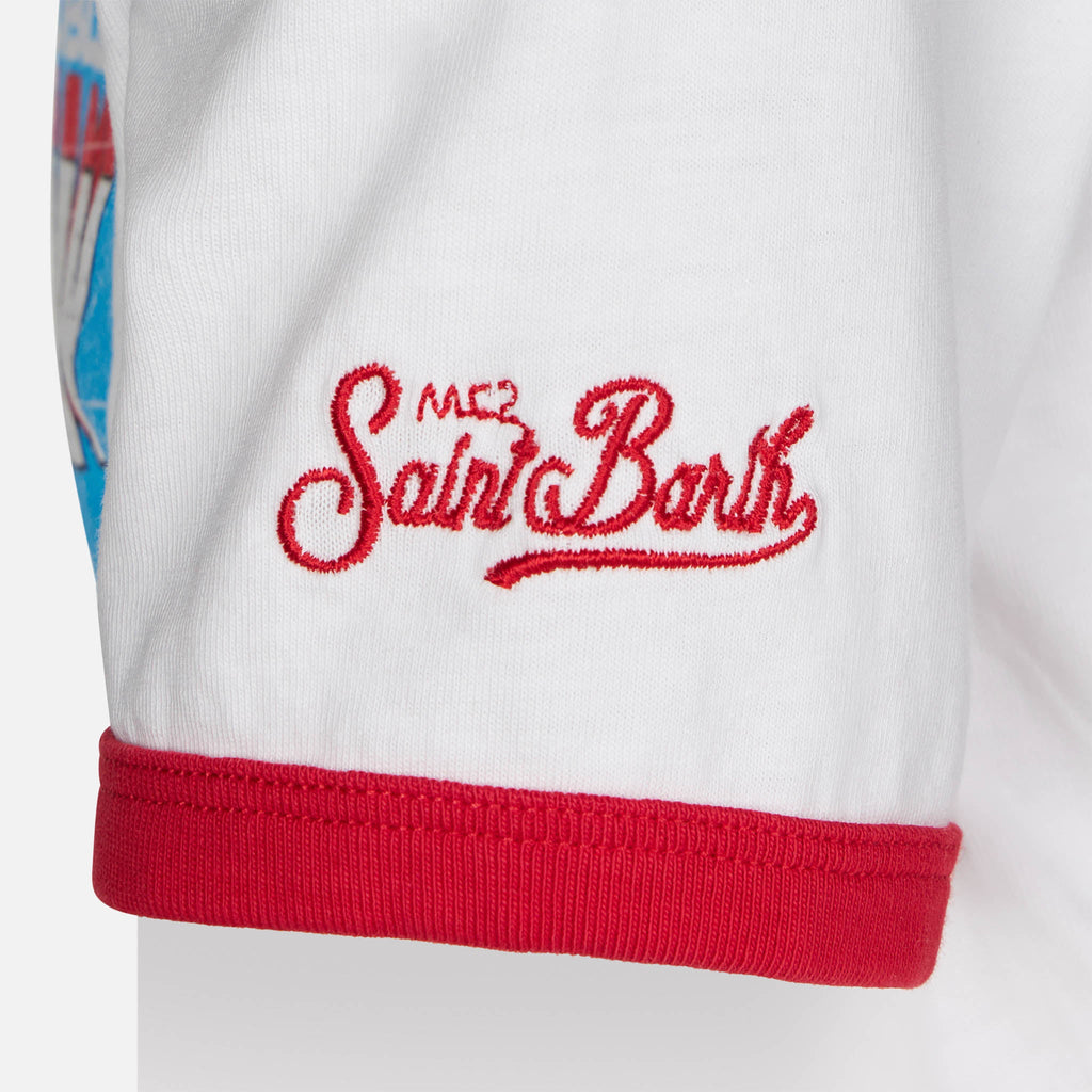 T-shirt Dean Jr bianca con stampa Iron Man | Special Edition product image 2